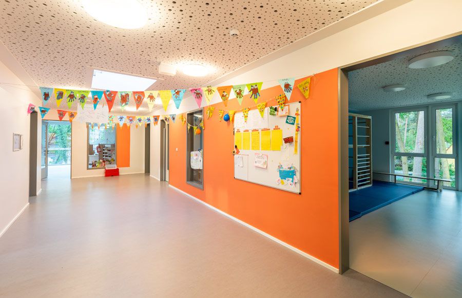 Kindergarten am Filmpark - Flur in der Kita "Ole Lukoie"