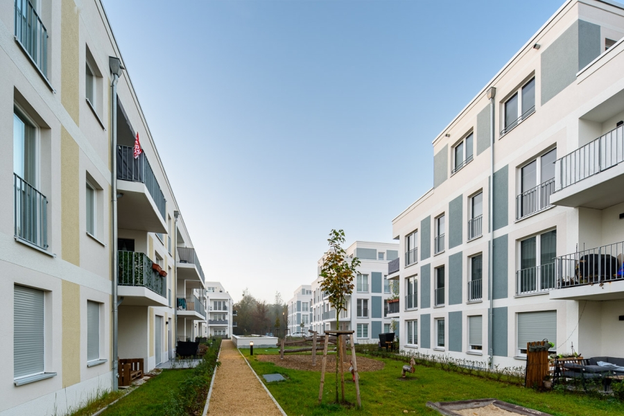 Hofansicht Bauvorhaben Elisabethstraße