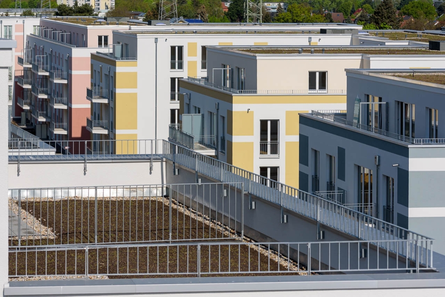 Neues Wohnen am Eisenhutweg, Berlin-Adlershof, Dachterrassen