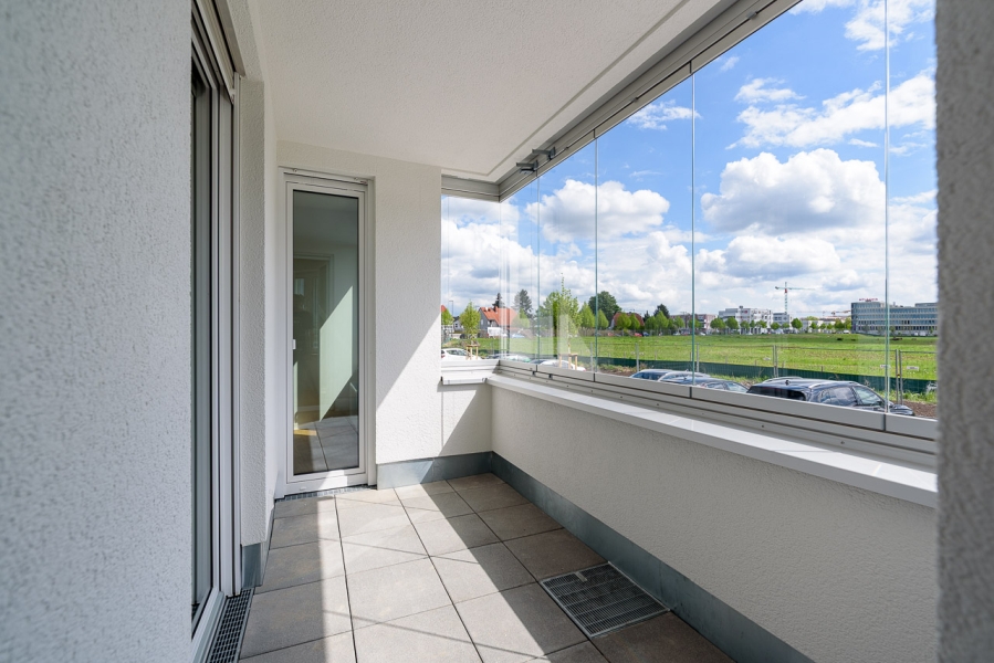 Neues Wohnen am Eisenhutweg, Berlin-Adlershof, Loggia