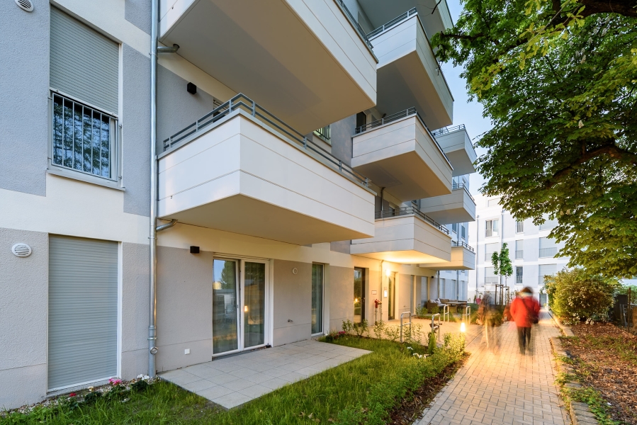 Bauvorhaben Elbestraße, Teltow, Balkone