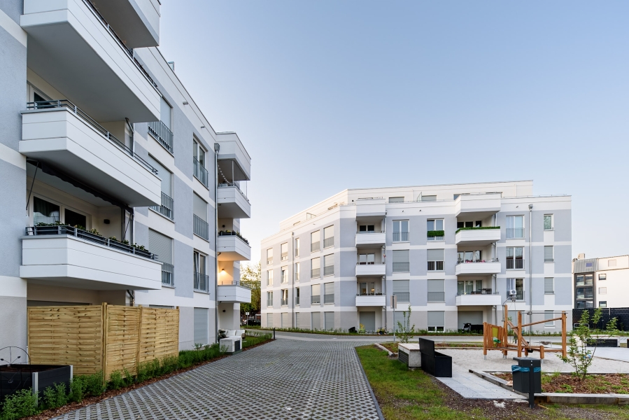 Bauvorhaben Elbestraße, Teltow, Innenhof